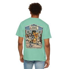 Lauren McGowan Front Logo Back Graphic Baldwin Harbor Animal Hospital "Who Let the Dogs Out?" Tee