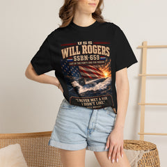 Will Rogers SSBN-659 Submarine  - Forty One for Freedom Patriotic Tee