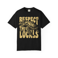 Respect the Locals T-Shirt — Sea Turtle Conservation Graphic Tee