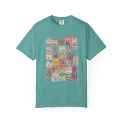 Classic Rock Concert Tickets  Garment-Dyed T-shirt