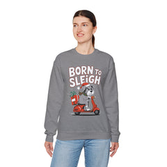 Born To Sleigh - Unisex Heavy Blend™ Crewneck Sweatshirt