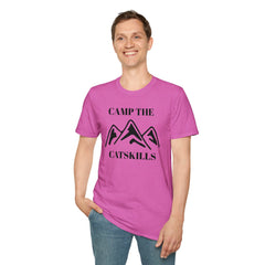 Camp The Catskillsi Unisex Softstyle T-Shirt  Catskill Mountains New York