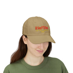 Fishing Dad Cap, A Sea D Sea Music Hat, Outdoor Gear, Gift for Fisherman, Adjustable Cap for Dad, Casual Style Hat