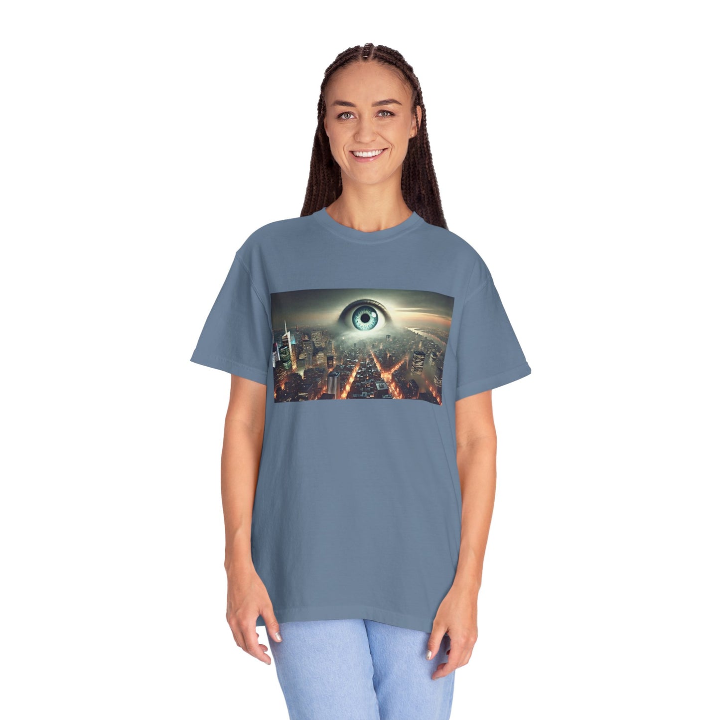 Alan Parsons Project Influenced Eye In The Sky Mural Graphic - Unisex Comfort Colors Shirt