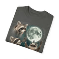 Three Raccoons and the Moon Vintage Style Graphic Tee