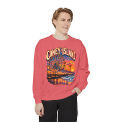 Brooklyn's Coney Island Sunset Sweatshirt - Comfort Colors Soft
