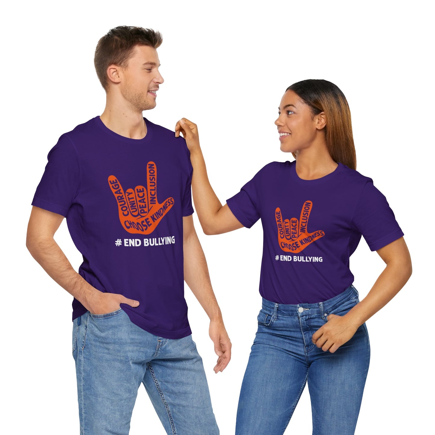 Anti Bullying, Choose Kindness  - Graphic Unisex Jersey Short Sleeve Tee