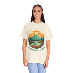 Hot Springs National Park Graphic, Comfort Colors Soft Relaxed Fit Unisex Garment-Dyed T-shirt