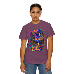 Mystical Psychedelic Moonlit Forest T-Shirt