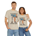 I'm Just Working Out My Leg Amputee Humor - Unisex Garment-Dyed T-shirt