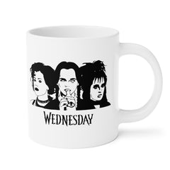 Wednesday Addams - Ceramic Mugs (11oz\15oz\20oz) | Pop Culture | Addams Family | Fan Gift | Gift For Her | Gothic Style Mug | Creepy Comedy