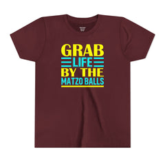 Funny Passover Matzo Balls Quote Youth Short Sleeve Tee