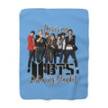 Sherpa Blanket - BTS Music Lover Gift, Boy Band Teen Gift