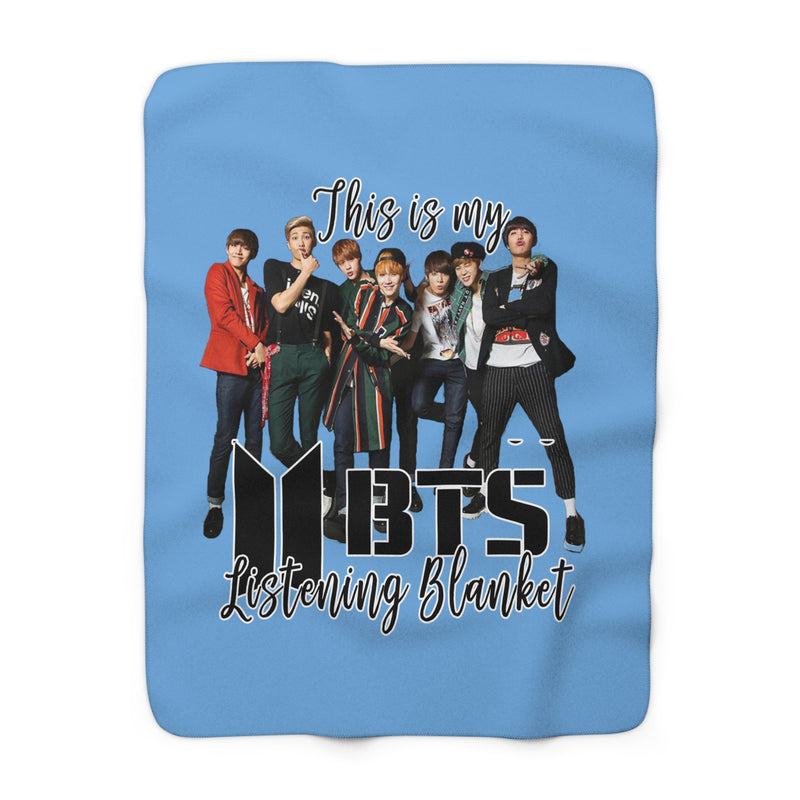 Sherpa Blanket - BTS Music Lover Gift, Boy Band Teen Gift