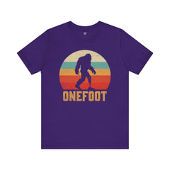 Retro Sunset Bigfoot Tee - Amputee Awareness T-Shirt