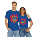 Flaming Fire Dragon - Graphic Unisex Heavy Cotton Tee