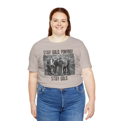 The Outsiders Shirt, Front and Back Images, Greasers Characters Shirt, Unisex Jersey Short Sleeve Tee