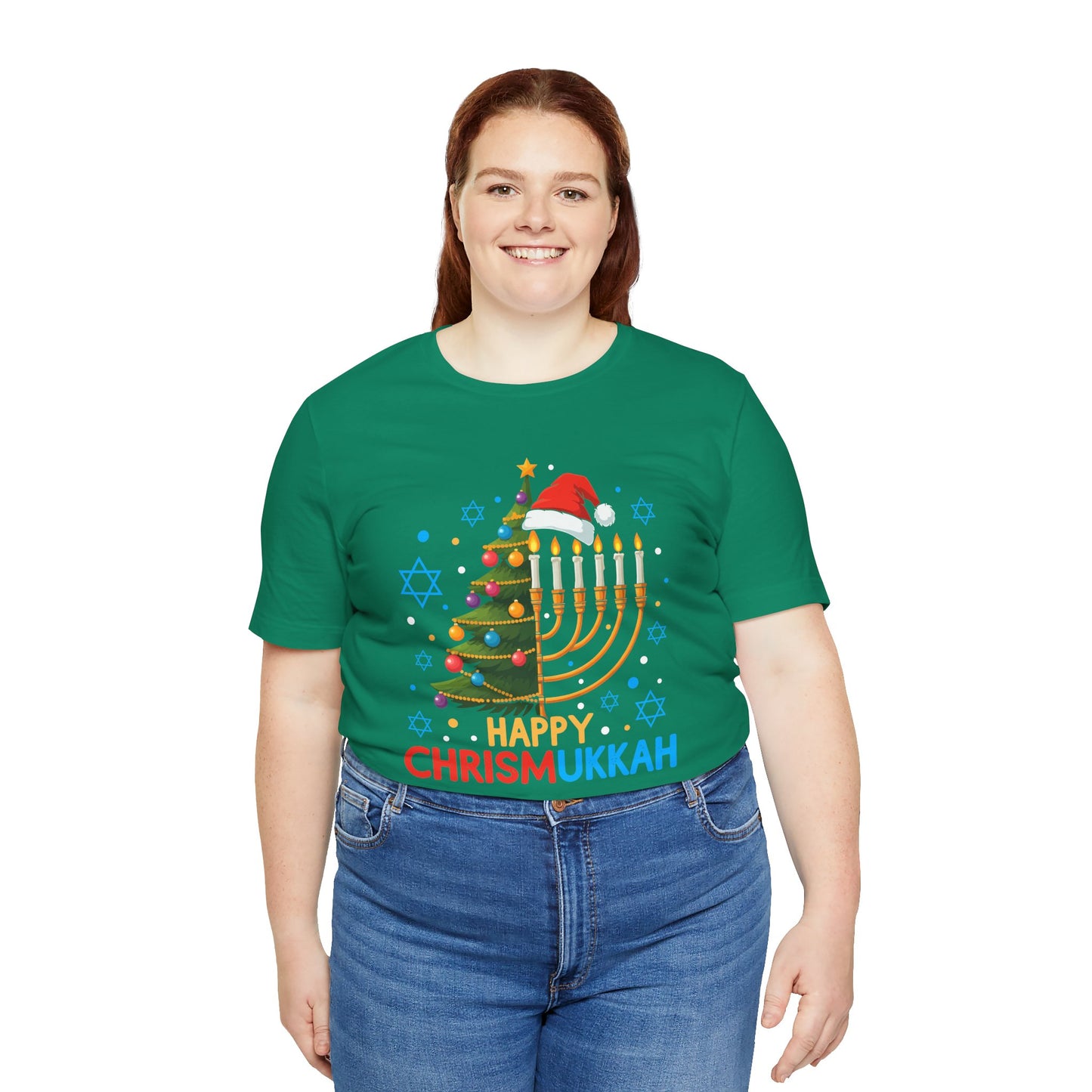 Happy Christmukka - Unisex Jersey Short Sleeve Tee