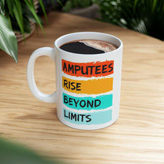 Amputee Motivational Ceramic Mug - Inspiring Quotes for Daily Motivation