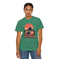 Yellowstone National Park Graphic, Comfort Colors Soft Relaxed Fit Unisex Garment-Dyed T-shirt