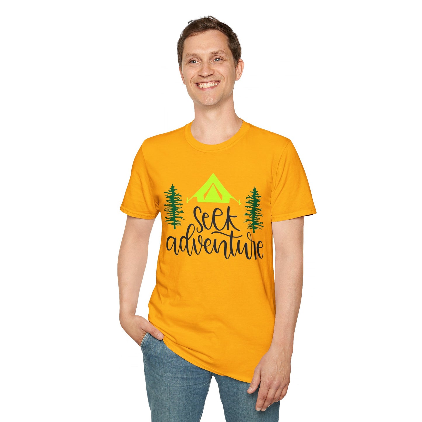 Seek Adventure Unisex Softstyle T-Shirt