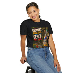 Retro Garment Dyed  'Boomers and Gen X Hose Water' T-Shirt
