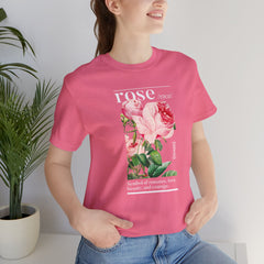 Rose Definition Unisex Tee - Symbol Of Romance, Love, Beauty And Courage