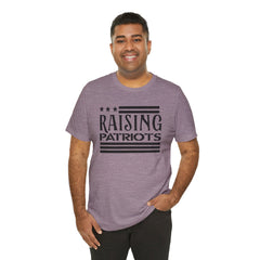 Raising Patriots Tee – Americana Stars & Stripes Family Pride T-Shirt