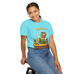 Golden Retriever Brewer Beer T-Shirt — Cute Brew-Dog Graphic Tee