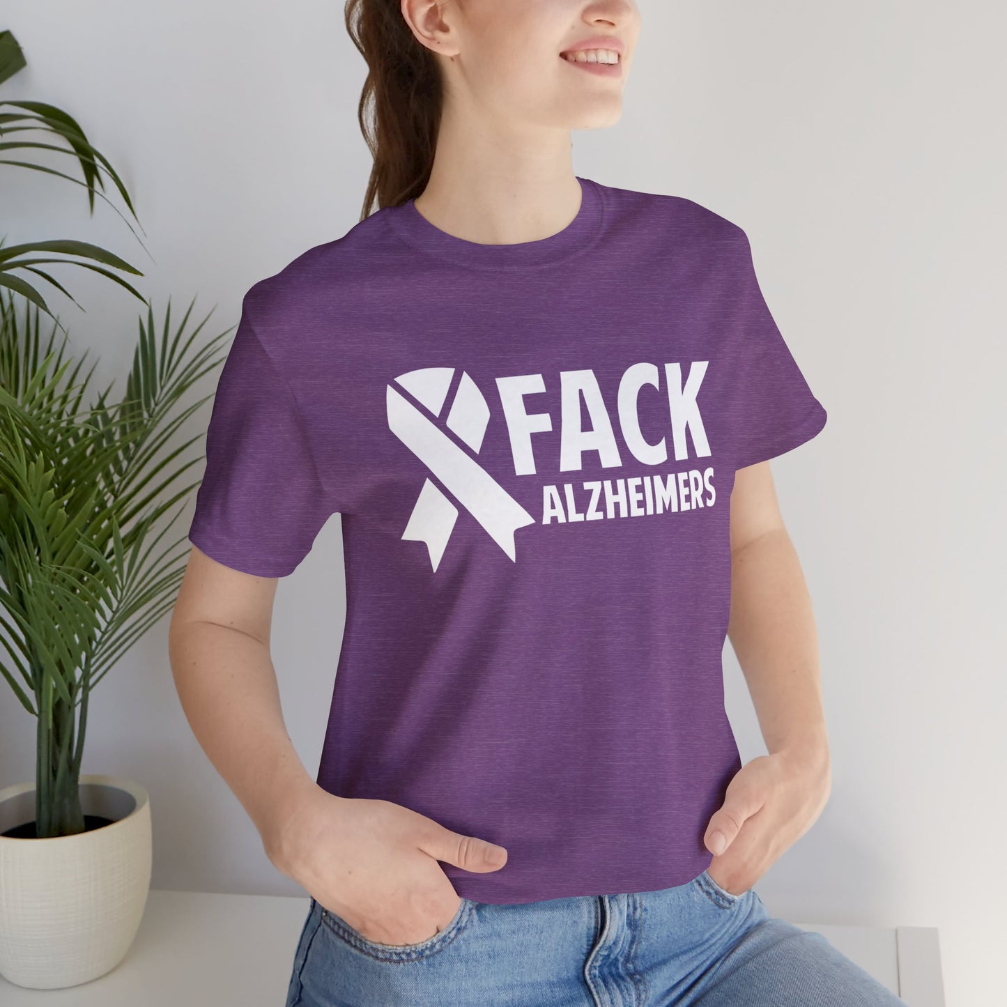 FACK ALZHEIMERS - Unisex Jersey Short Sleeve Tee