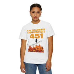 Fahrenheit 451 Graphic T-shirt, Unisex Book Lover Tee, Literary Gift, Reading Enthusiast Apparel, Ray Bradbury Merch, Cozy Casual Wear