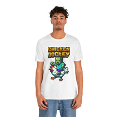 Video Game Chicken Jockey Tee - Unisex Short Sleeve T-Shirt