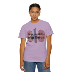 Nephrologist Bean Queen, Graphic Unisex Garment-Dyed T-shirt