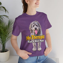 My Therapist Has A Wet Nose Personalized with your dog(s) image T-Shirt