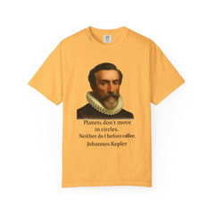 Kepler Coffee Quote T-Shirt — Astronomy Nerd Vintage Portrait Tee