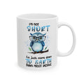 I'm Not Short Owl mug, vertically challenged owl, ceramic owl mug, 11oz, 15oz, funny owl gift, gift for her, Owl lover mug, nature lover mug