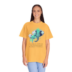 Elephants Graphic  Garment-Dyed T-shirt