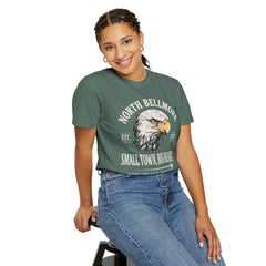 Your Home Town Personalized Eagle T‑Shirt — "Small Town, Big Heart"