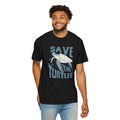 Sea Turtles, Save The Turtles -  Graphic Unisex Garment-Dyed T-shirt