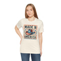 Made In America Cowboy Hat Graphic, Unisex Jersey Short Sleeve Tee