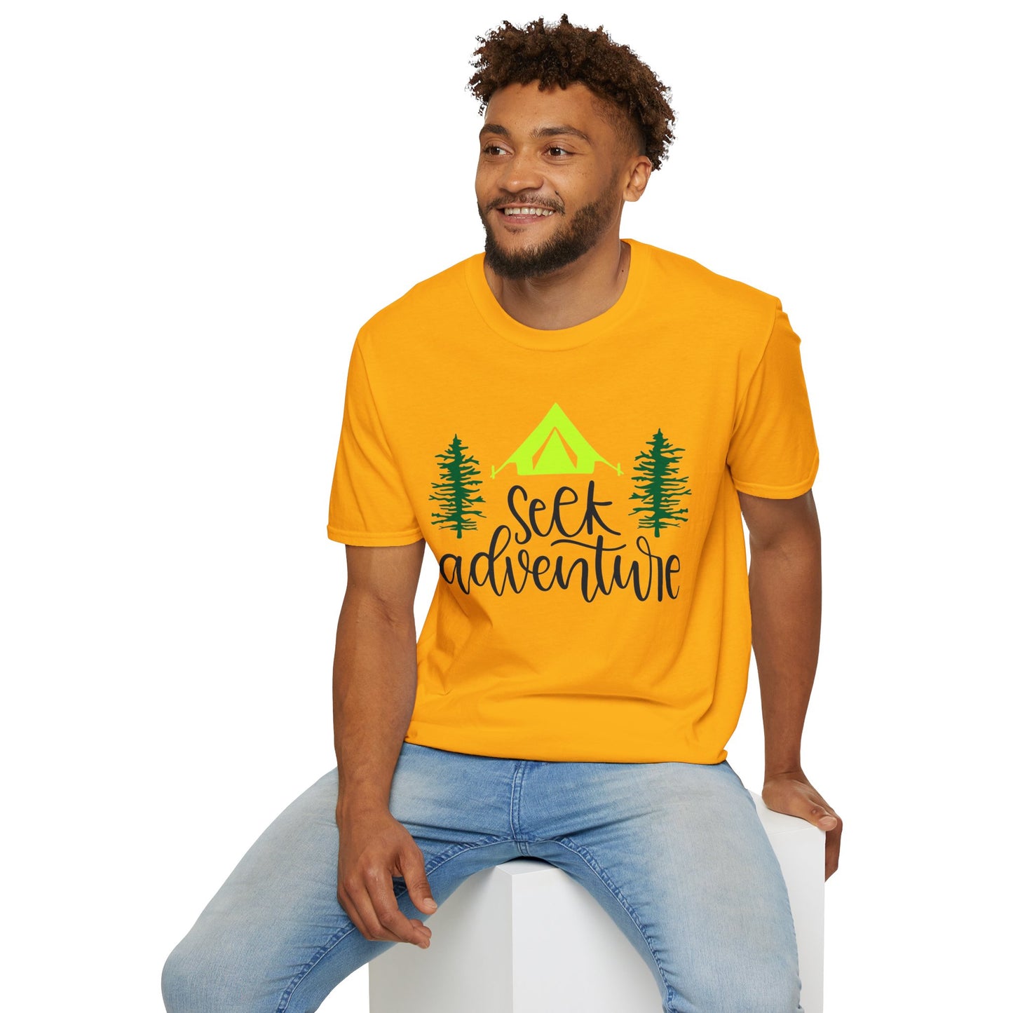 Seek Adventure Unisex Softstyle T-Shirt