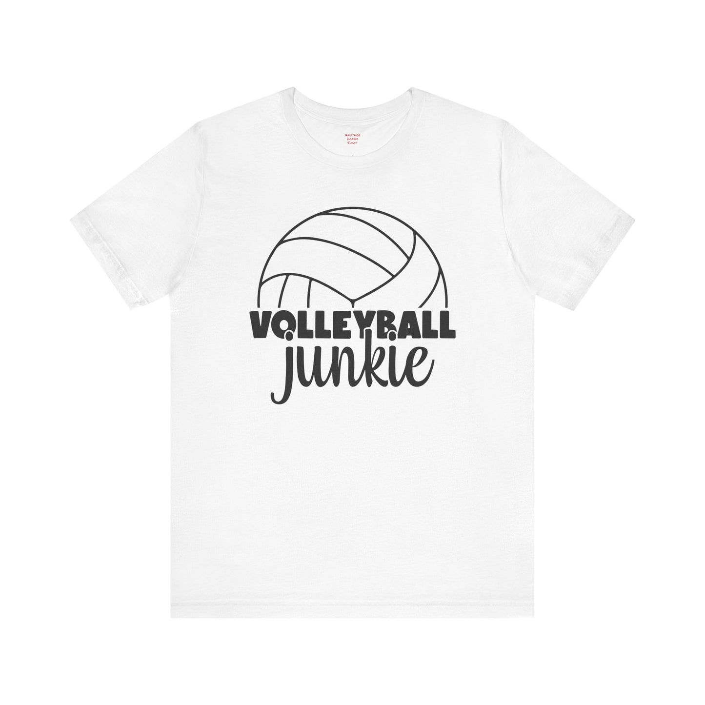 Volleyball Junkie T Shirt,Volleyball t-shirt,spike shirt,volleyball gift,sports tee,team shirt,player gift,coach gift,Love Volleyball,Spike