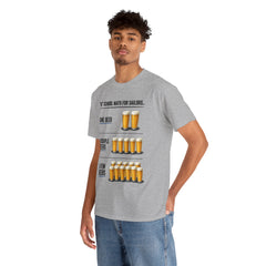 T-Shirt -  "A" School Math for Sailors Funny Beer Graphic Tee