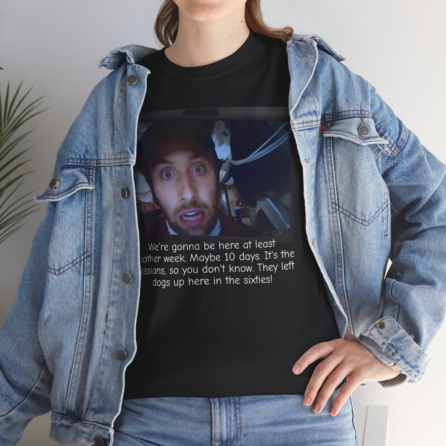 Howard Wolowitz in space! Unisex Heavy Cotton Tee / Big Bang Theory / ISS / Fruit Loops / Rocket man / Nerd culture /