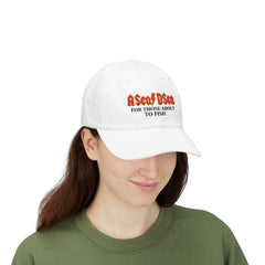 Fishing Dad Cap, A Sea D Sea Hat, Outdoor Gear, Gift for Fisherman, Adjustable Cap for Dad, Casual Style Hat
