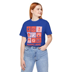 Beachy Soul Unisex Jersey Tee - Perfect Summer Vibes, Casual Wear, Gift for Beach Lovers, Vacation Outfit, Relaxed Style