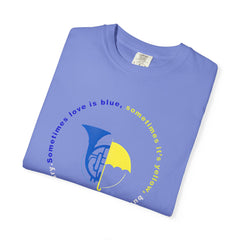 Blue French Horn & Yellow Umbrella T-Shirt — HIMYM Fan Tee