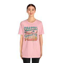 Coastal State of Mind Tee — Retro Beach Graphic T-Shirt
