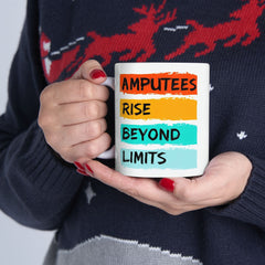 Amputee Motivational Ceramic Mug - Inspiring Quotes for Daily Motivation