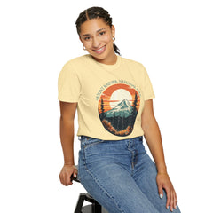 Mount Rainier National Park Graphic, Comfort Colors Soft Relaxed Fit Unisex Garment-Dyed T-shirt